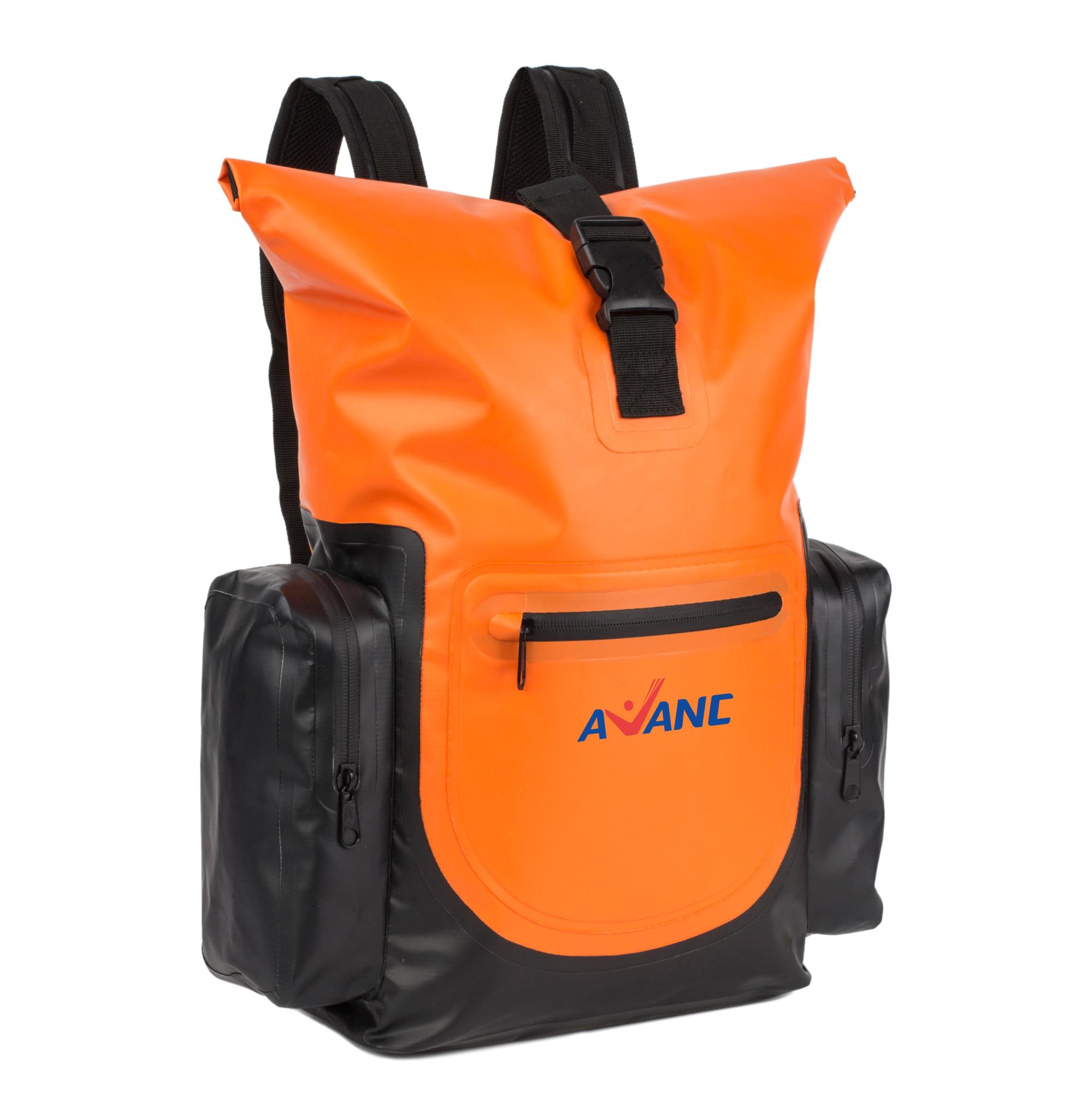 Roll Top Seal Sports Bag, Ergonomic Hiking Backpack Rucksack 15L